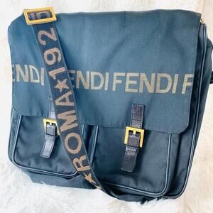 Fendi Messenger Bag Black Shoulder